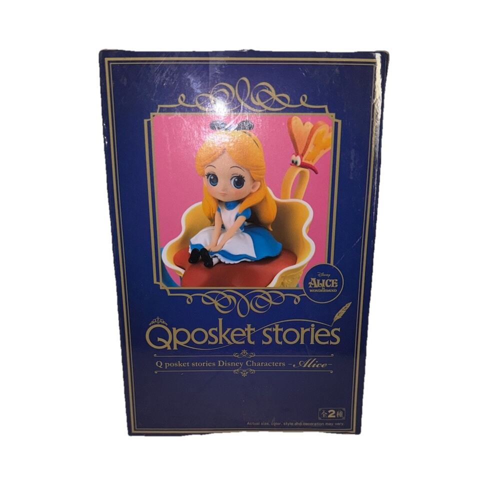 Disney Characters Alice in Wonderland Q Posket Stories Alice Ver. A Figure NEW
